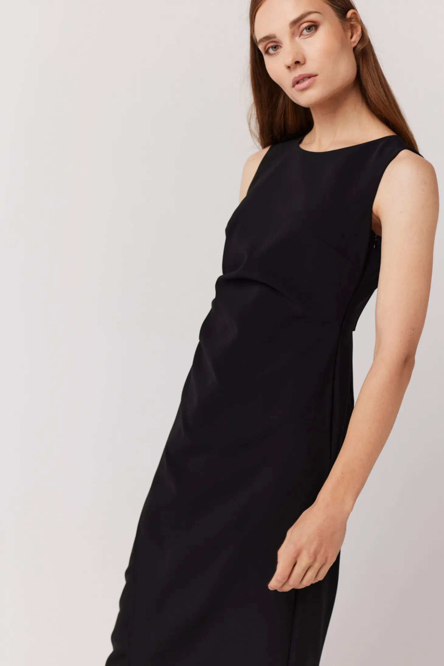 Czarna sukienka maxi