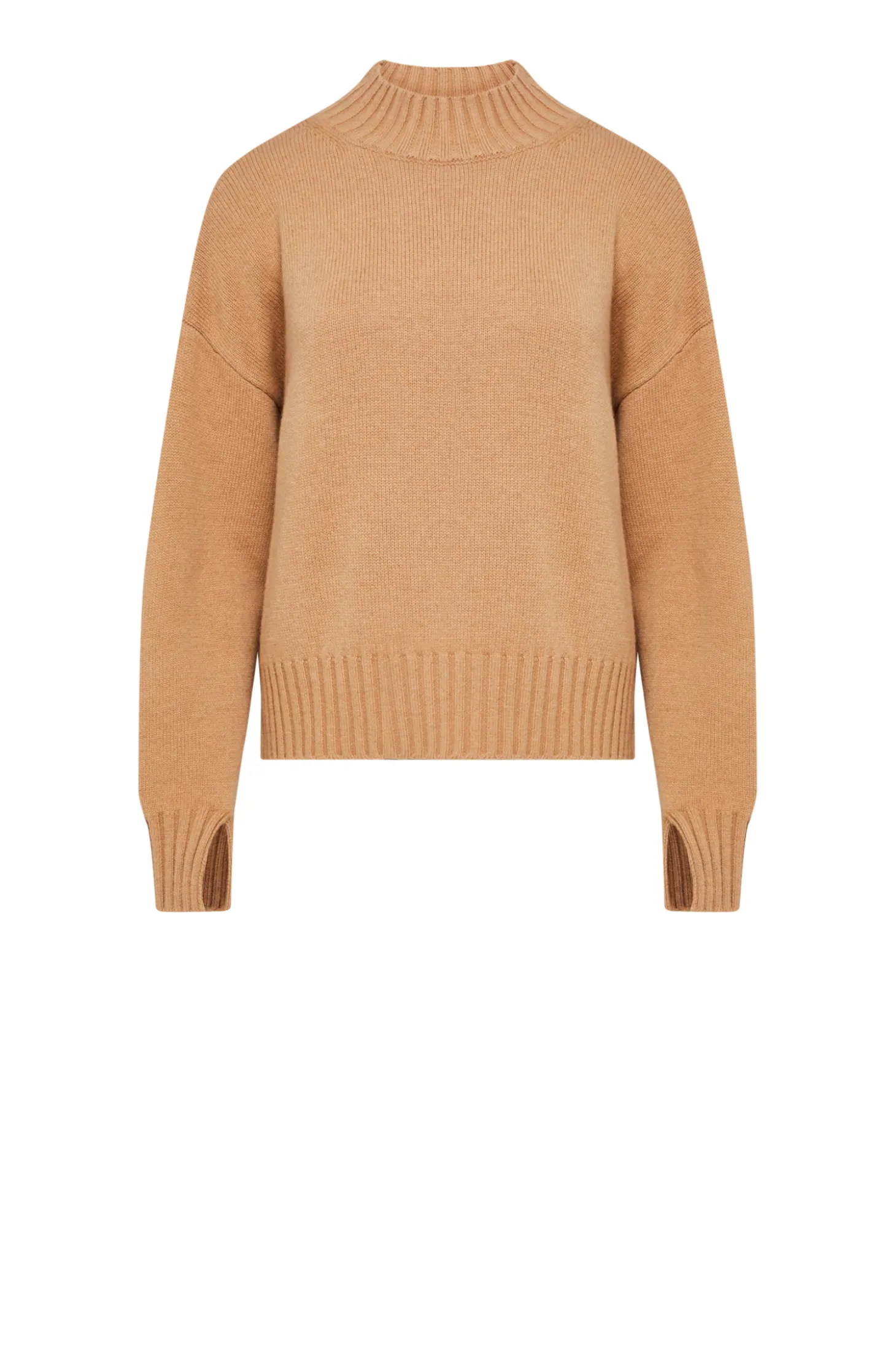 Sweter z wełną wielbłądzią